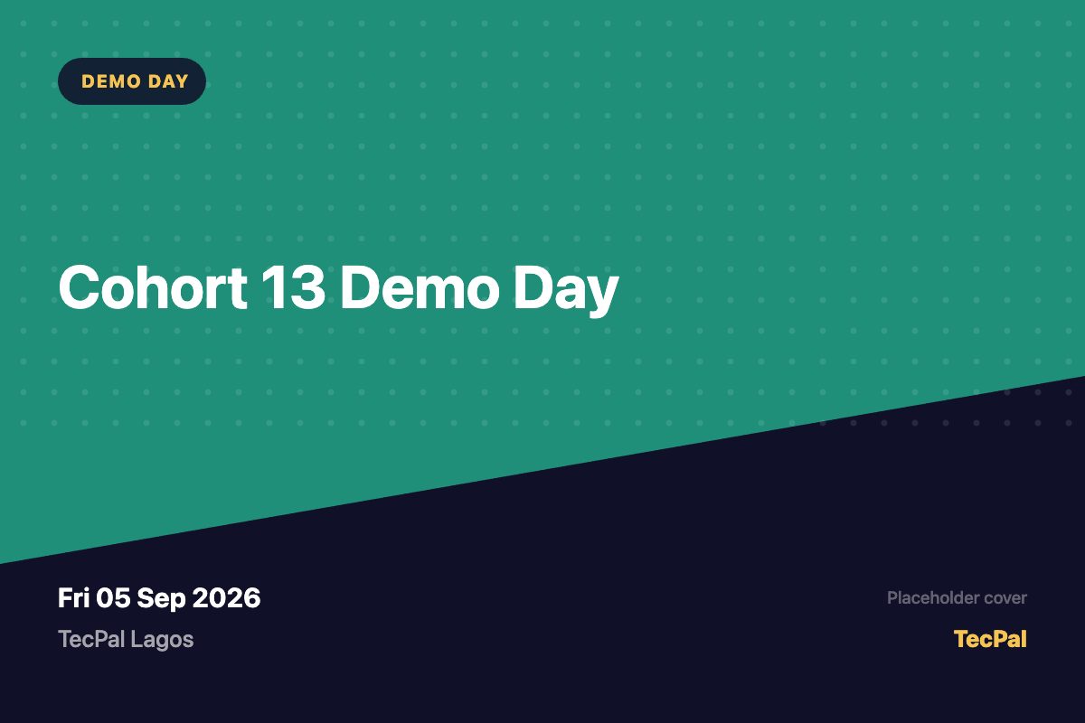 Cohort 13 Demo Day at TecPal