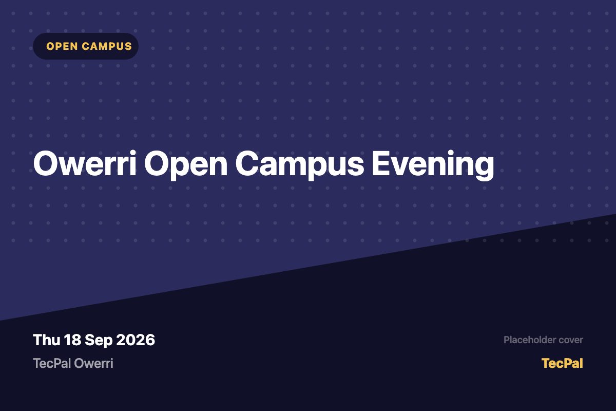 Owerri Open Campus Evening at TecPal